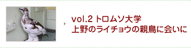 vol.2 トロムソ大学 上野のライチョウの親鳥に会いに